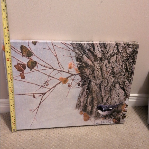 'Late Snow Warbler' Canvas Art by Chris Vest - Picture 4 of 4